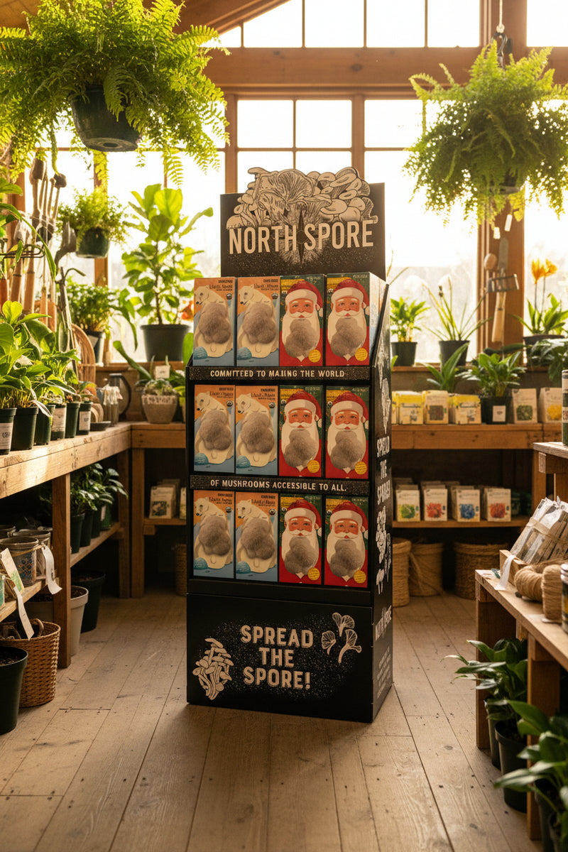 Wholesale | Holiday 24 pc. 'Spray & Grow' Kits + Floor Display