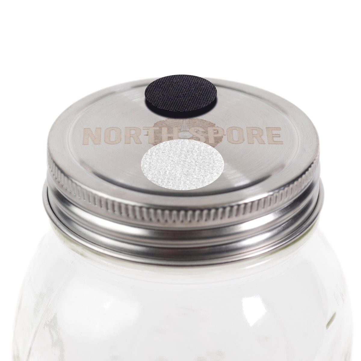 Wholesale | 6 pc. 'Regular Mouth' Culture Jar Lid with Port & Filter