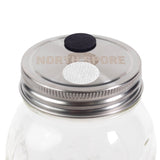 Image thumbnail: Wholesale | 6 pc. 'Regular Mouth' Culture Jar Lid with Port & Filter