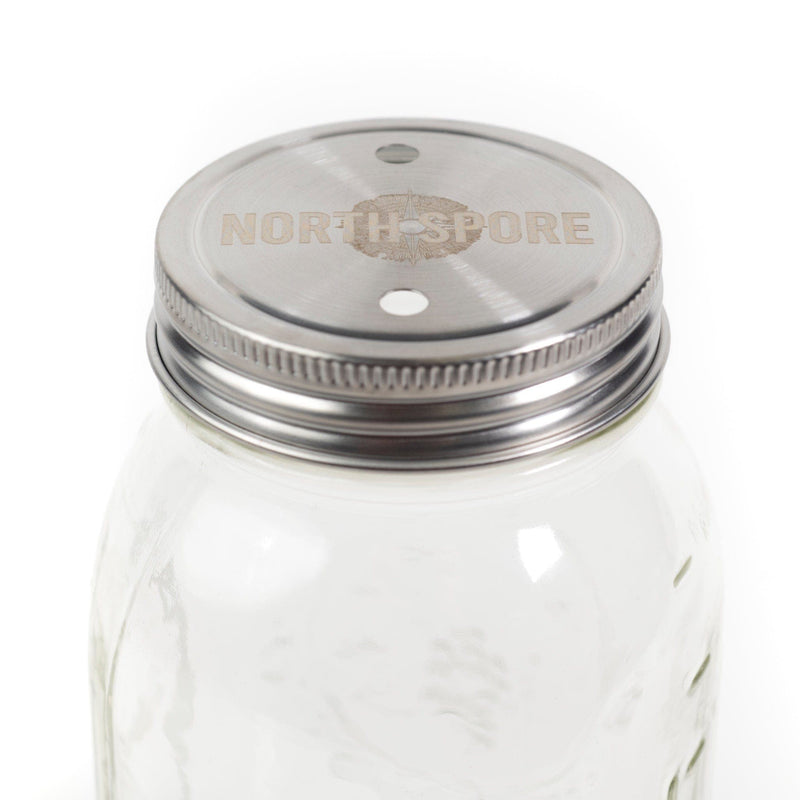 Wholesale | 6 pc. 'Regular Mouth' Culture Jar Lid with Port & Filter