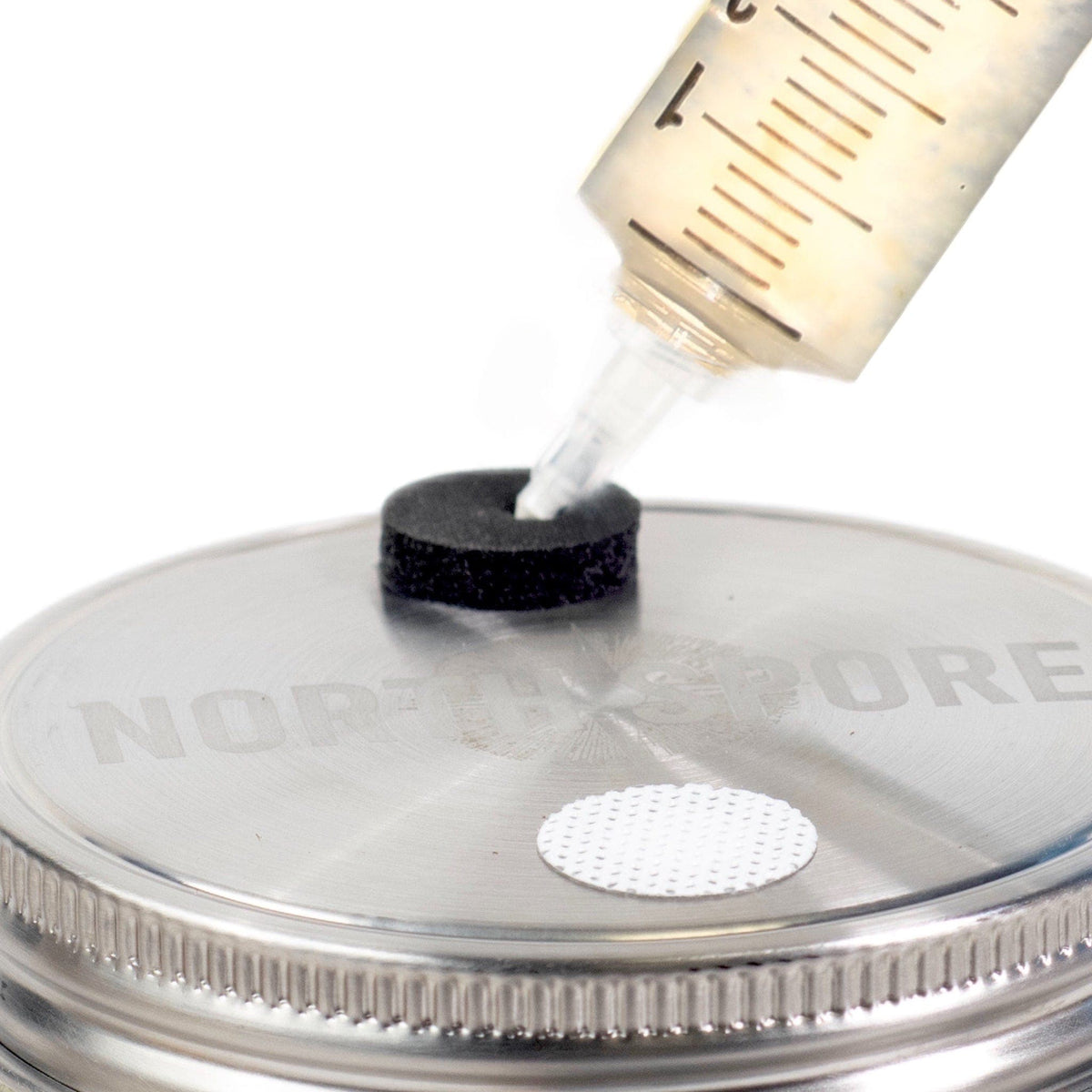 Wholesale | 'Wide' Jar Lid w/ Port & Filter (6 ct)