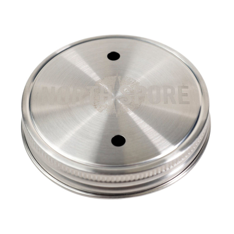 Wholesale | 'Wide' Jar Lid w/ Port & Filter (6 ct)
