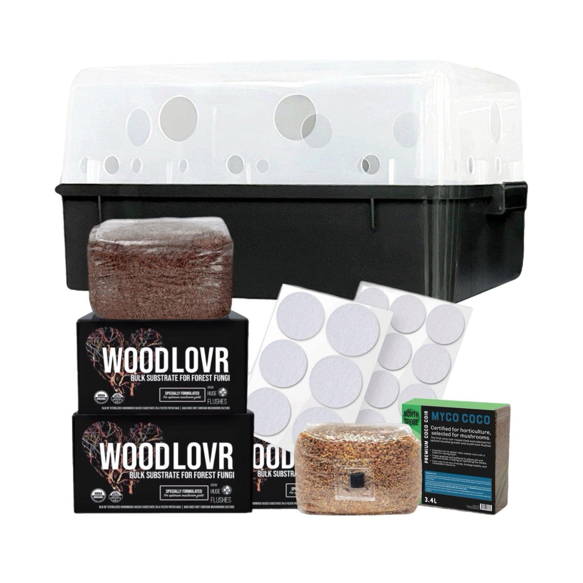 Wholesale | 'Boomr Bin' Wood-Loving Monotub Mushroom Grow Kit