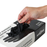 Image thumbnail: Wholesale | Black Nitrile Gloves (100 ct)
