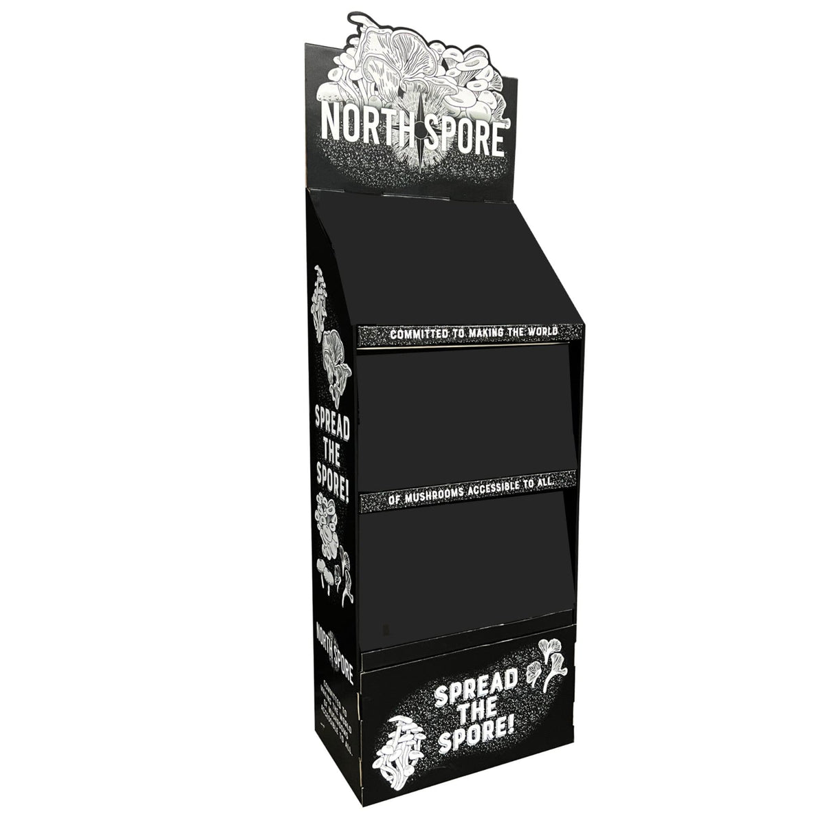 Retail Wholesale | Corrugated 3-Shelf Floor Display