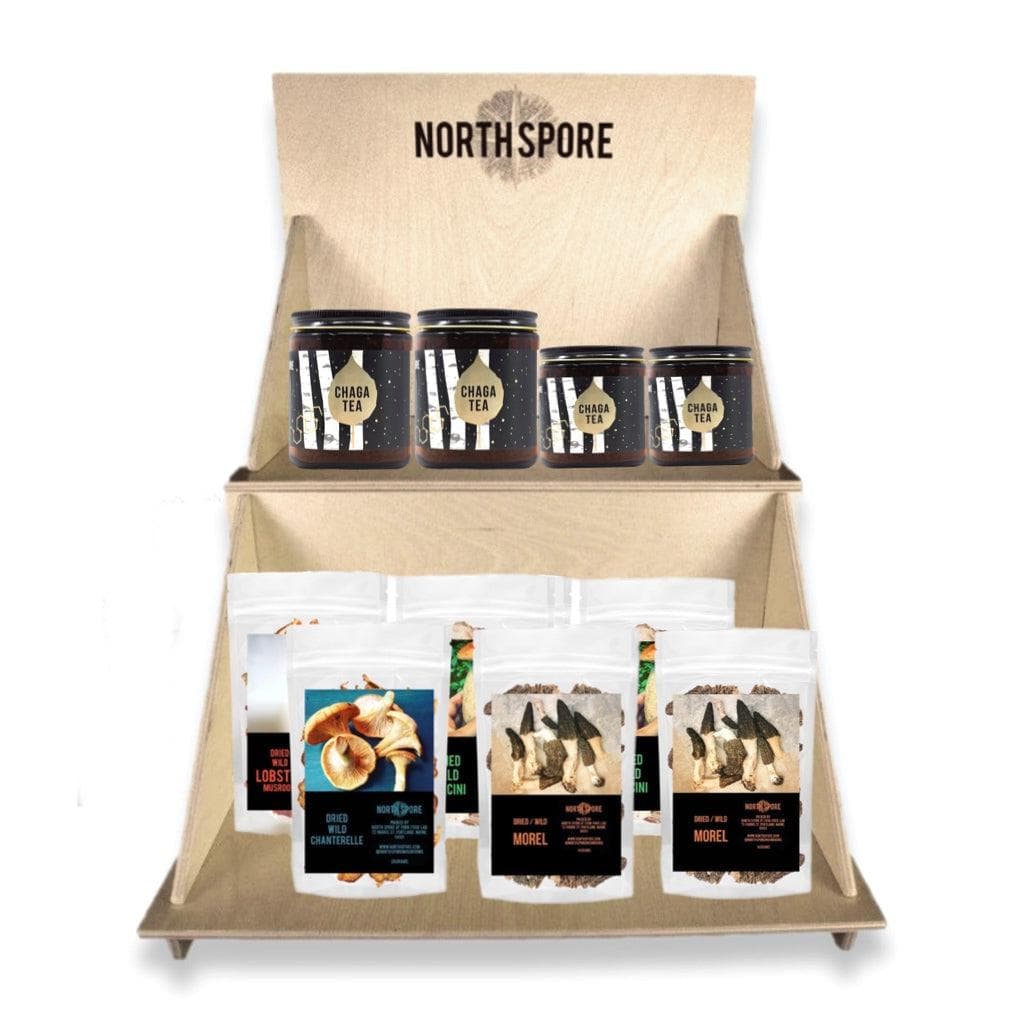 Retail Wholesale | Wooden 2-Shelf Countertop Display