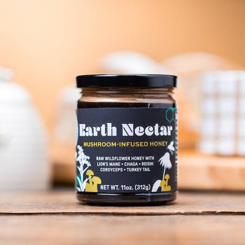Wholesale | Earth Nectar: Mushroom-Infused Wildflower Honey
