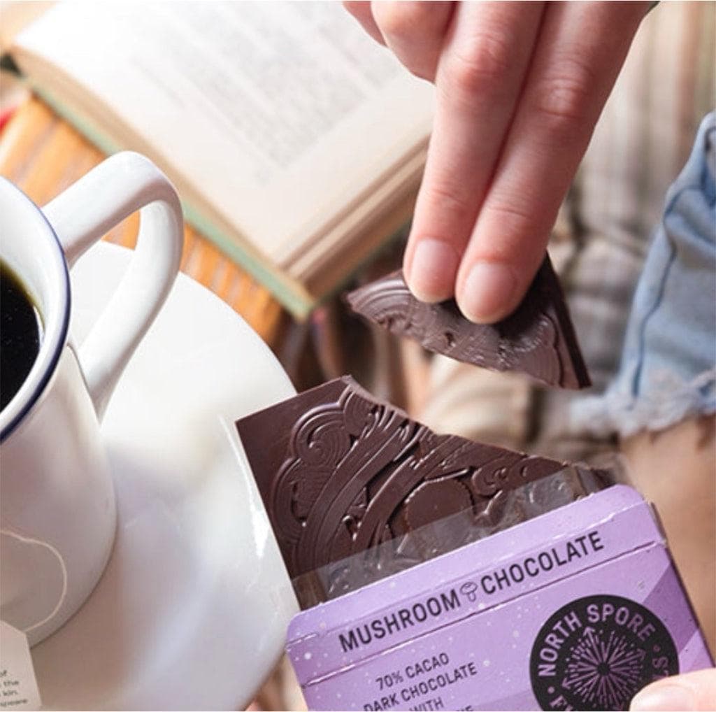 Wholesale | Functional Lion's Mane Mushroom 70% Dark Chocolate Bar